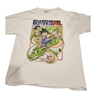 Dragon Ball Z Men's & Big Men's Graphic Tees White Size L